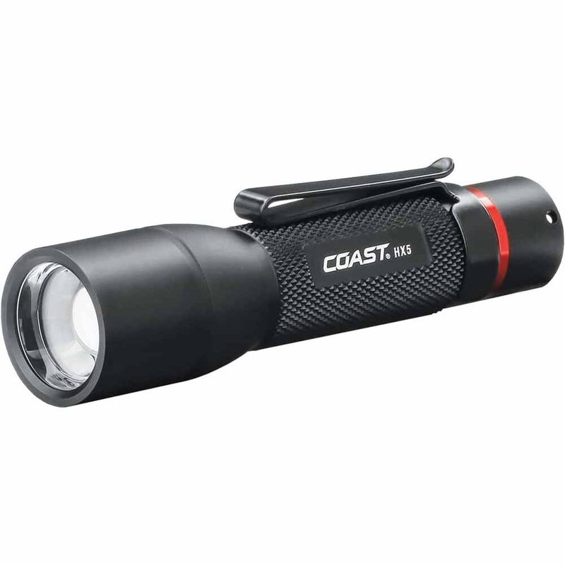 Coast 20572 Hx5 Pocket Light Pure Beam Focusing 180 Lumens 89M Beam 2H 30Min