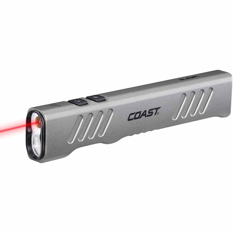 Coast 31013 Slayer Laser Rechargeable Led Flashlight With Laser 1000 Lumens 105M Beam 47H