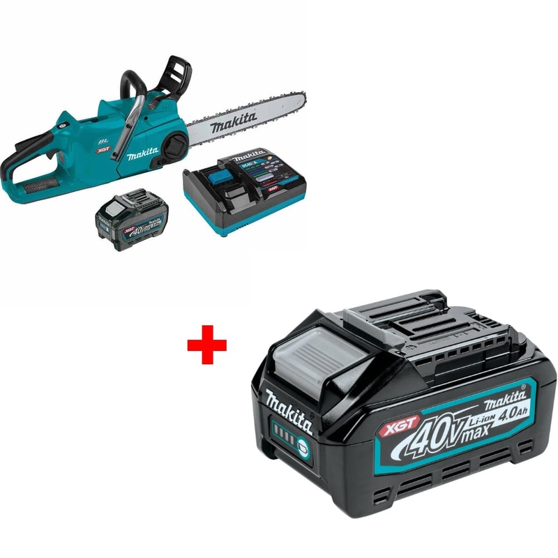 Makita GCU06T1 40V Max 18 Chain Saw Kit w/ FREE BL4040 40V Max 4.0Ah Battery