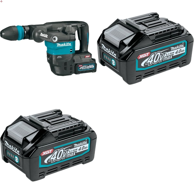 Makita GMH01M1 40V Max XGT 15 lb. Hammer Kit w/ FREE BL4040 40V Battery, 2Pk