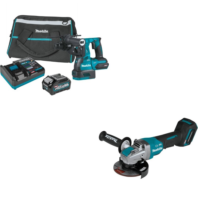 Makita GRH01M1 40V max XGT 1-1/8 Rotary Hammer Kit W/ FREE GAG13Z 40V Grinder