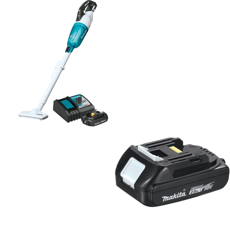 Makita XLC03R1WX4 18V LXT Cordless Vacuum Kit W/ FREE BL1820B 18V 2.0Ah Battery