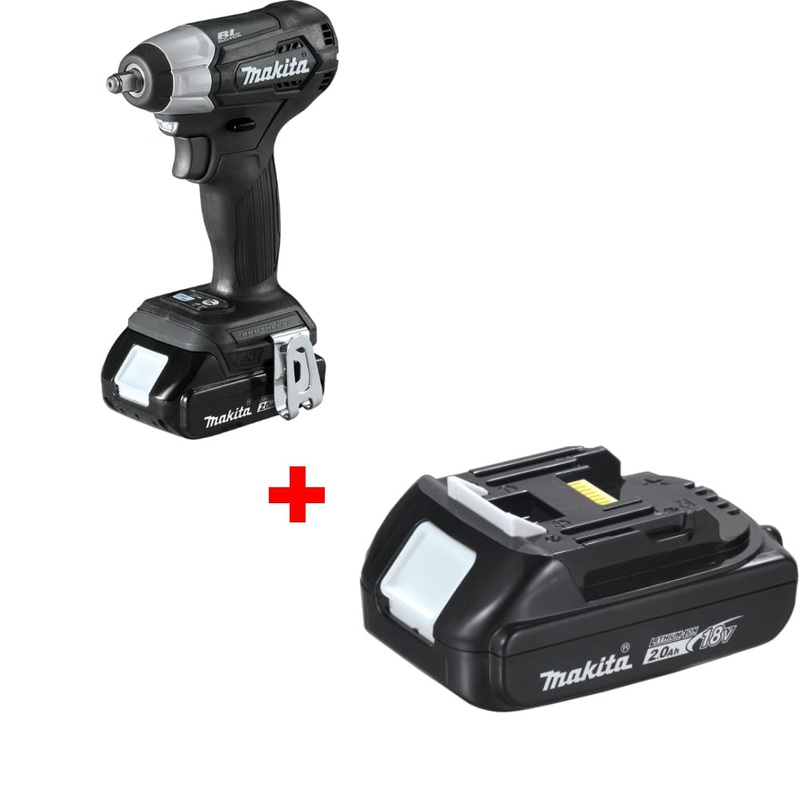 Makita XWT12RB 18V 3/8 Sq Drive Impact Wrench Kit w/ FREE BL1820B 18V Battery