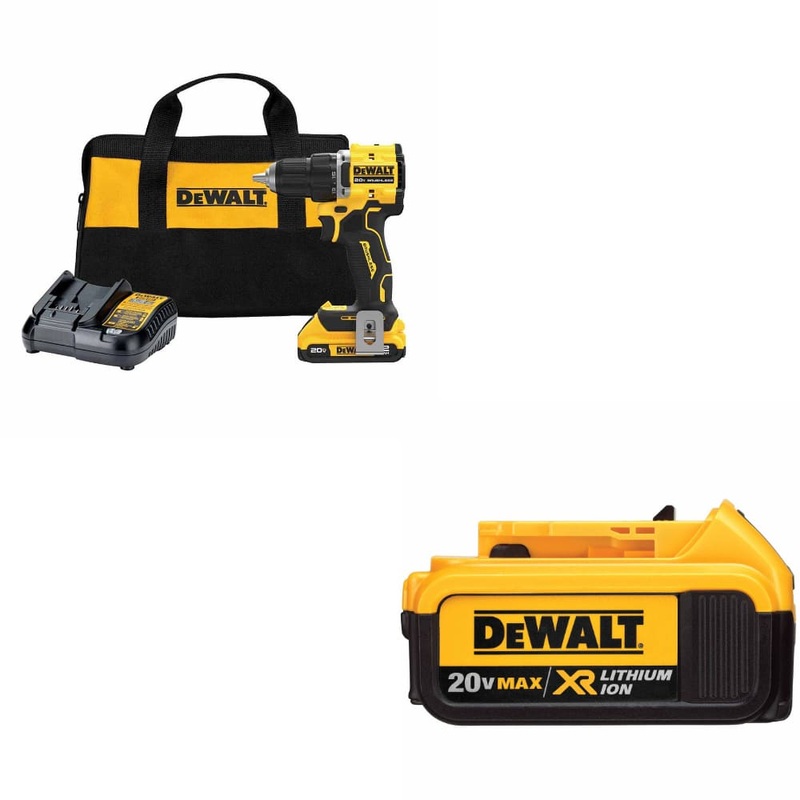 DeWalt DCD794D1 20V MAX 1/2 Drill/Driver Kit W/ DCB204 20V MAX Battery Pack