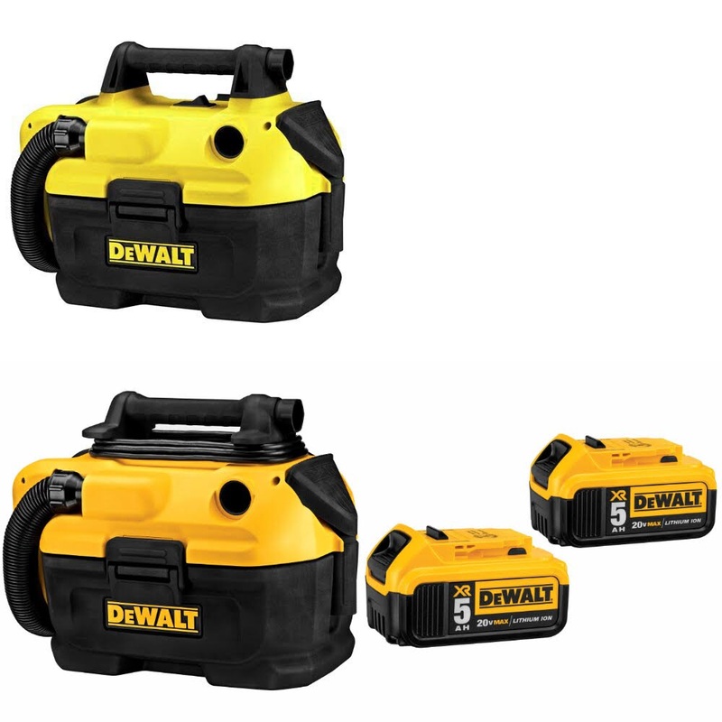 DeWalt DCV580H 18V-20V Vacuum W/ EXTRA 20V Vacuum & FREE  5Ah Battery 2-Pack