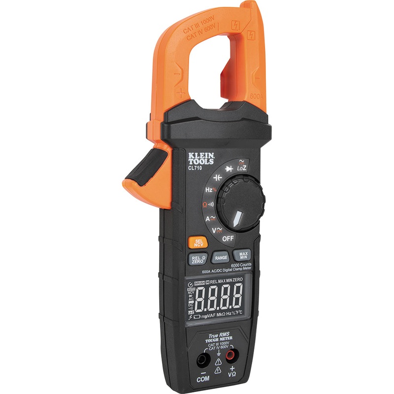 Klein CL710 600A AC/DC Auto-Ranging Digital Pro Clamp Meter