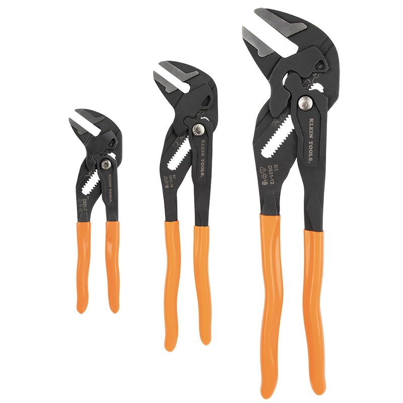 Klein D53103KIT Compact Plier Wrench Set, 3-Piece