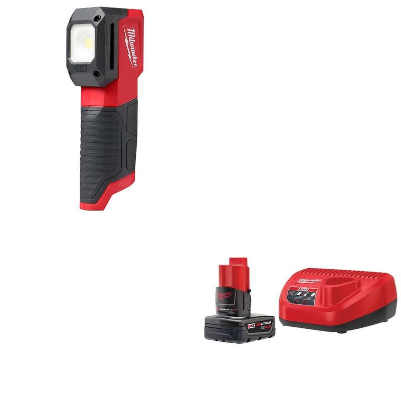 Milwaukee 2127-20 M12 Color Match Light W/ 48-59-2440 M12 XC4.0 Starter Kit