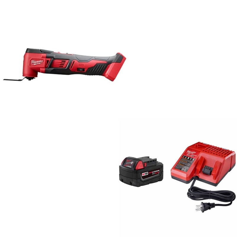 Milwaukee 2626-20 M18 Multi-Tool, Bare W/ 48-59-1850 M18 XC5.0 Starter Kit