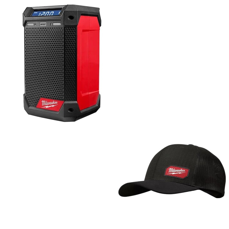 Milwaukee 2951-20 M12 Radio + Charger w/ FREE 505B GRIDIRON Trucker Hat