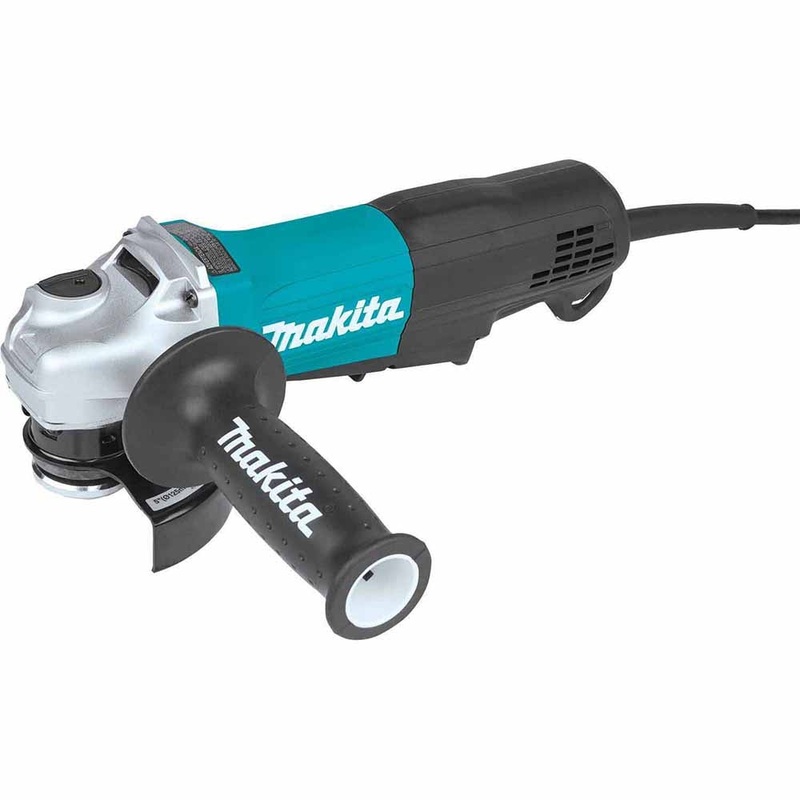 Makita GA5052 41/2 / 5 Paddle Switch Angle Grinder, with AC/DC Switch