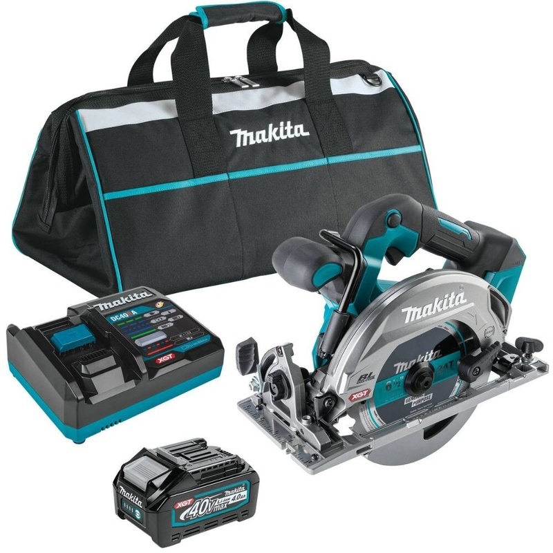 Makita GSH05M1 40V max XGT Brushless Cordless 6-1/2 Circular Saw Kit, AWS Capable (4.0Ah)