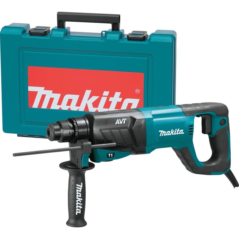 Makita HR2641 1 AVT Rotary Hammer, SDS-PLUS, 3-mode, var. spd., case