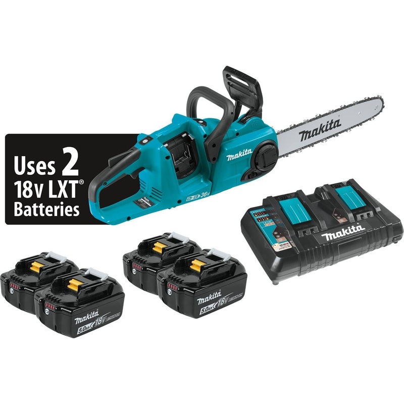 Makita XCU03PT1 18V X2 (36V) LXT Li-Ion Brushless 14 Chain Saw Kit