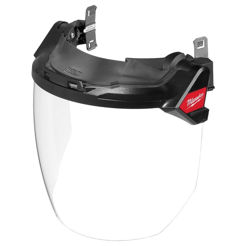 Milwaukee 48-73-1422 BOLT Gasketed Face Shield – Clear Coat Lens(Fits BOLT Helmets & BOLT Hard Hats)