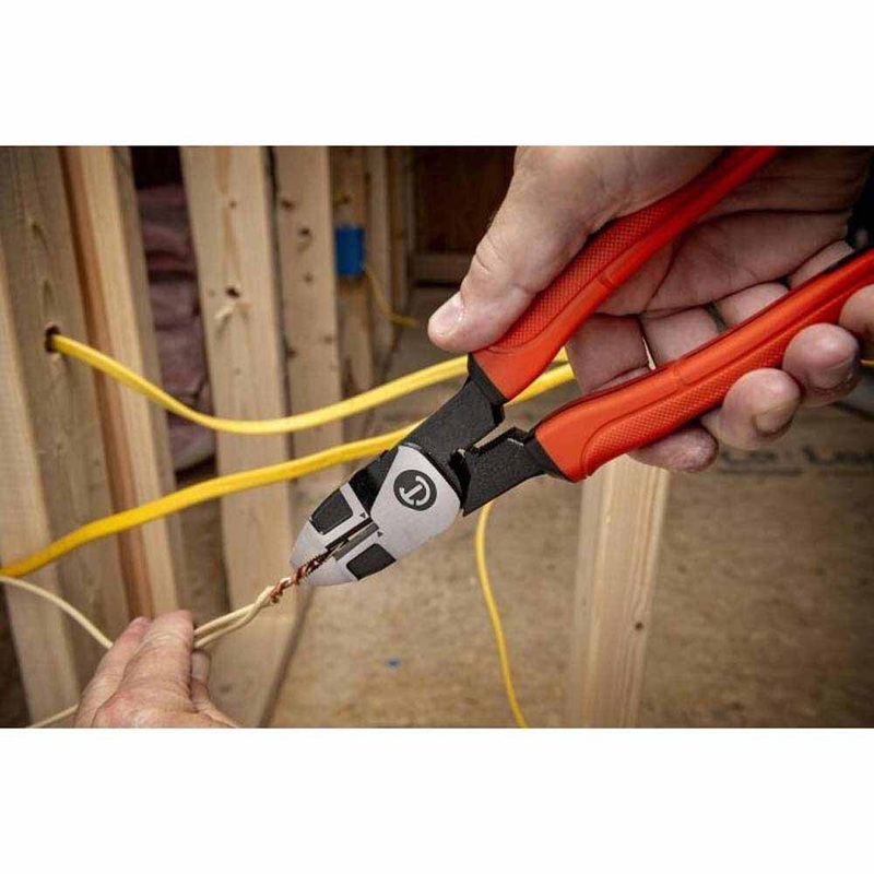 Crescent Z20509CGR-06 9-1/2 Z2 Lineman’s Plier with Cushion Grip Rawhide Handle