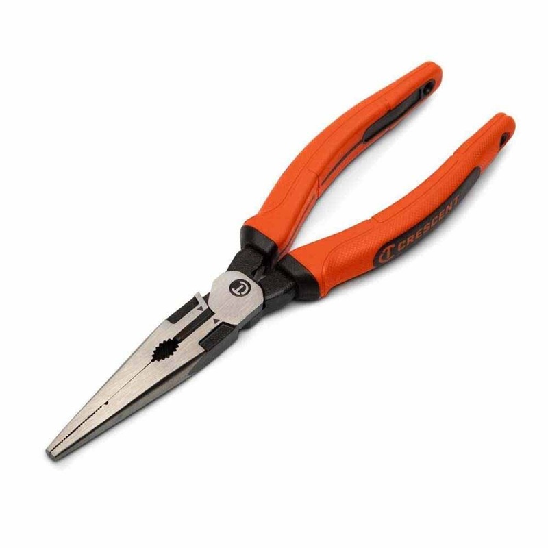 Crescent Z6548CGR-06 8 Z2 Long Nose Plier with Cushion Grip Rawhide Handle