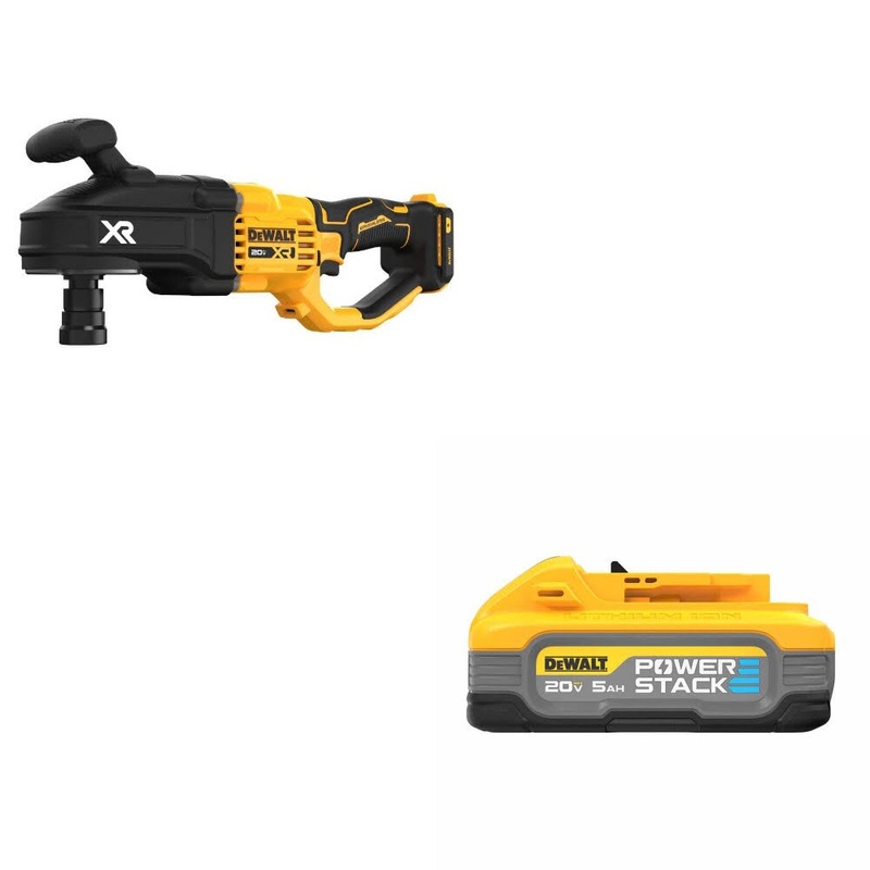 DeWalt DCD443B 20V MAX XR Stud & Joist, Bare Drill W/ DCBP520 20V Max Battery