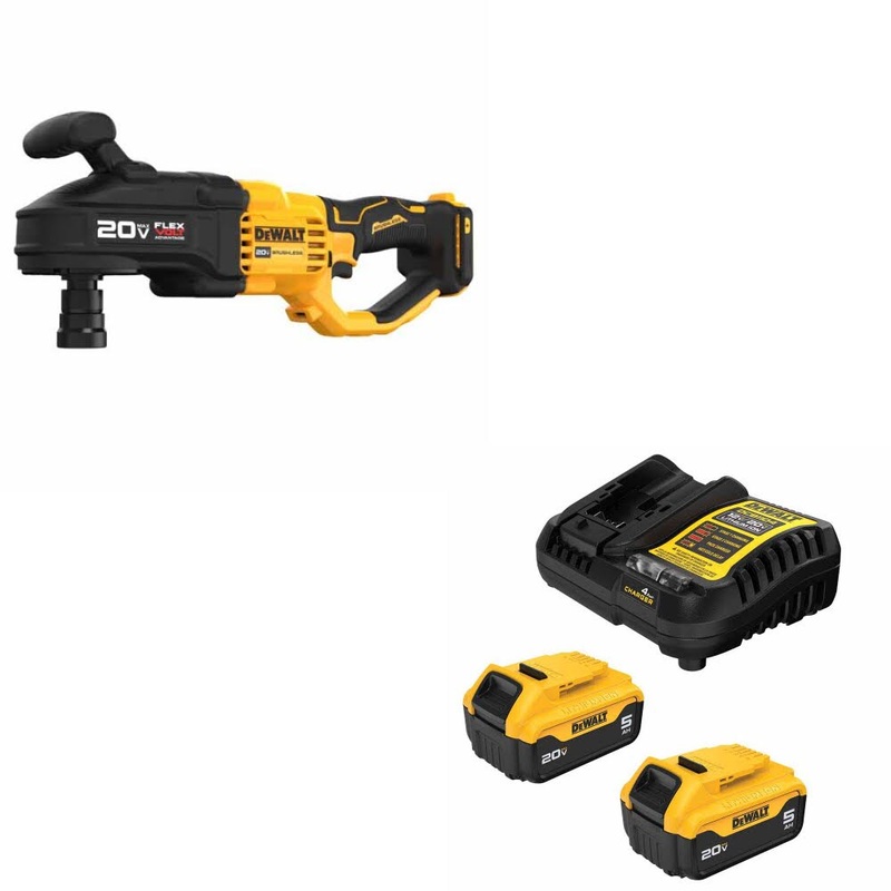 DeWalt DCD445B 20V MAX 7/16 Stud & Joist Drill W/ DCB205-2C 20V MAX Battery Kit