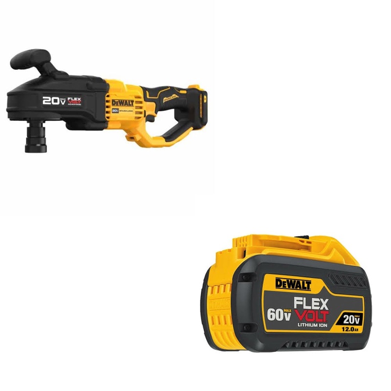 DeWalt DCD445B 20V MAX 7/16 Stud & Joist Drill W/ DCB612 20V/60V MAX Battery