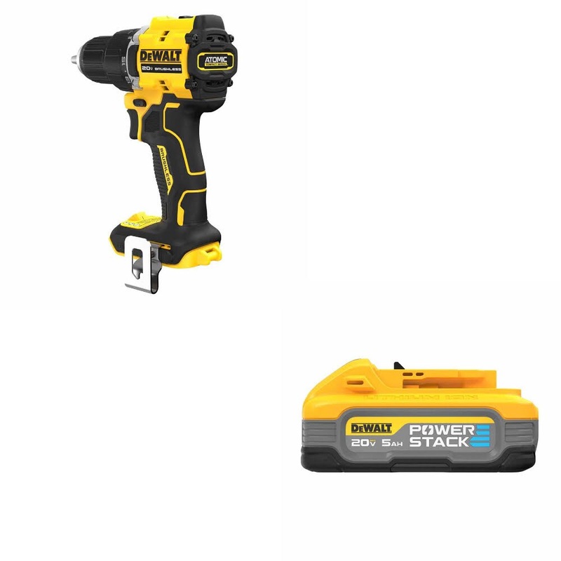 DeWalt DCD794B ATOMIC 1/2 Drill/Driver W/ DCBP520 20V Max PowerStack Battery