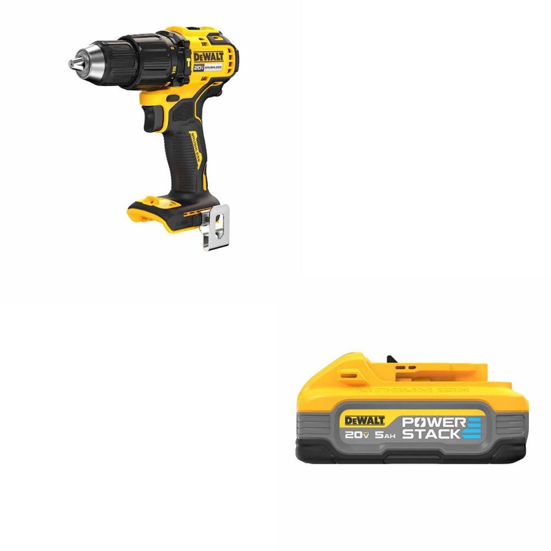 DeWalt DCD798B 20V MAX 1/2 Hammer Drill W/ DCBP520 20V Max PowerStack Battery
