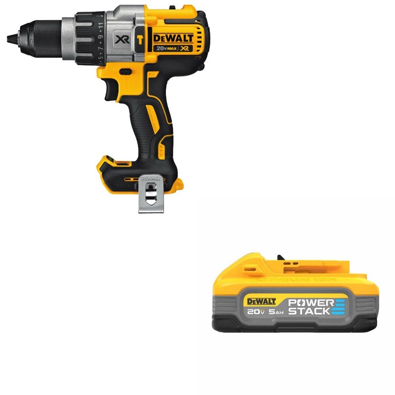 DeWalt DCD996B 20V MAX XR Hammerdrill W/ DCBP520 20V Max PowerStack Battery