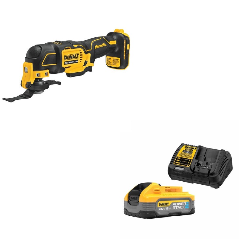 DeWalt DCS354B 20V MAX  Oscillating Multi-Tool W/ DCBP520C 20V Max Starter Kit