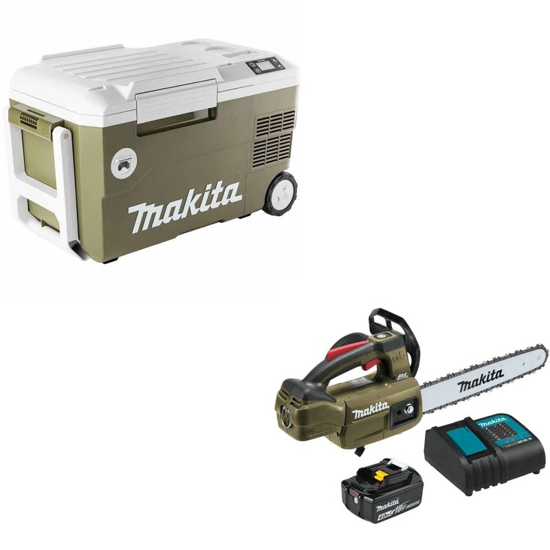 Makita ADCW180Z Cooler/Warmer Kit W/ FREE ADCU10SM1 Chain Saw Kit