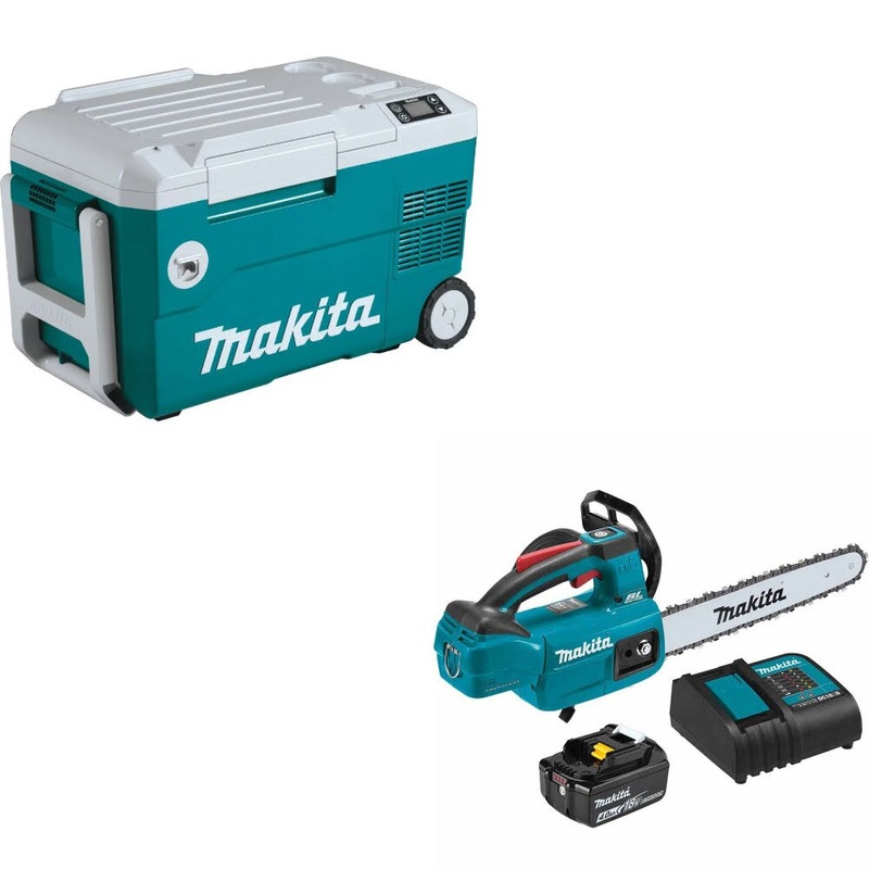 Makita DCW180Z Cooler/Warmer Kit W/ FREE XCU10SM1 Chain Saw Kit