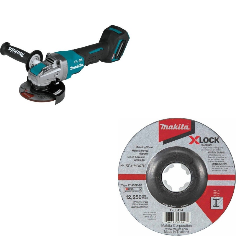 Makita GAG13Z Angle Grinder Kit W/ FREE E-00424 Grinding Wheel, 25 Pack