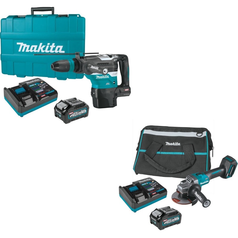 Makita GRH05M1 Rotary Hammer Kit W/ FREE GAG01M1 Angle Grinder Kit