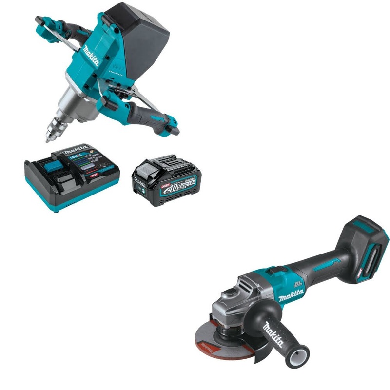 Makita GTU01M1 Mixer Kit W/ FREE GAG01Z Angle Grinder