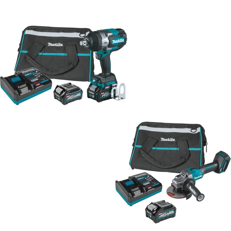 Makita GWT01D Impact Wrench Kit W/ FREE GAG01M1 Angle Grinder Kit