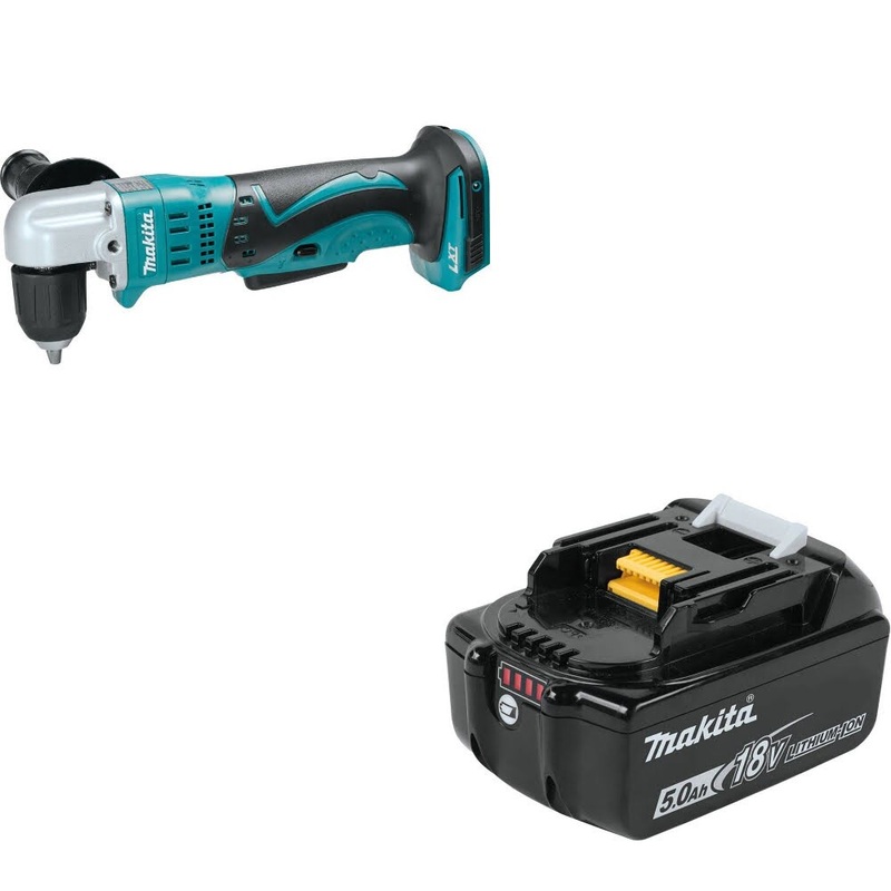Makita XAD02Z Angle Drill Kit W/ FREE BL1850B 5.0Ah Battery