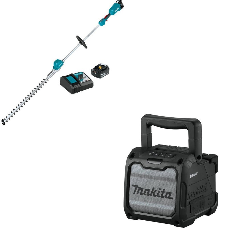 Makita XNU02T 18V LXT 24 Hedge Trimmer Kit W/ FREE XRM08B 18V/12V Max Speaker