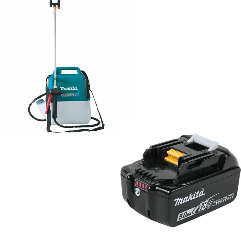 Makita XSU03Z 1.3 Gal Sprayer Kit W/ FREE BL1850B 5.0Ah Battery