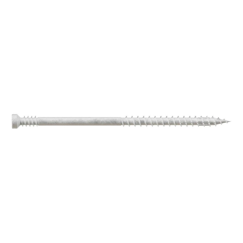 Simpson Strong-Tie FT07300R100W (#7 x 3 T10) Finish Trim Screw Trim-Head Quik Guard White (100 Pack)