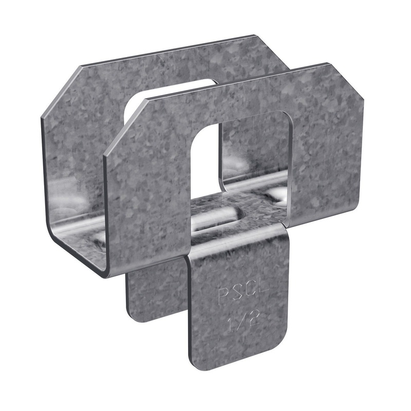Simpson Strong-Tie PSCL 5/8 (5/8 20-Gauge) Panel Sheathing Clip for 5/8 Plywood (250 Pack)