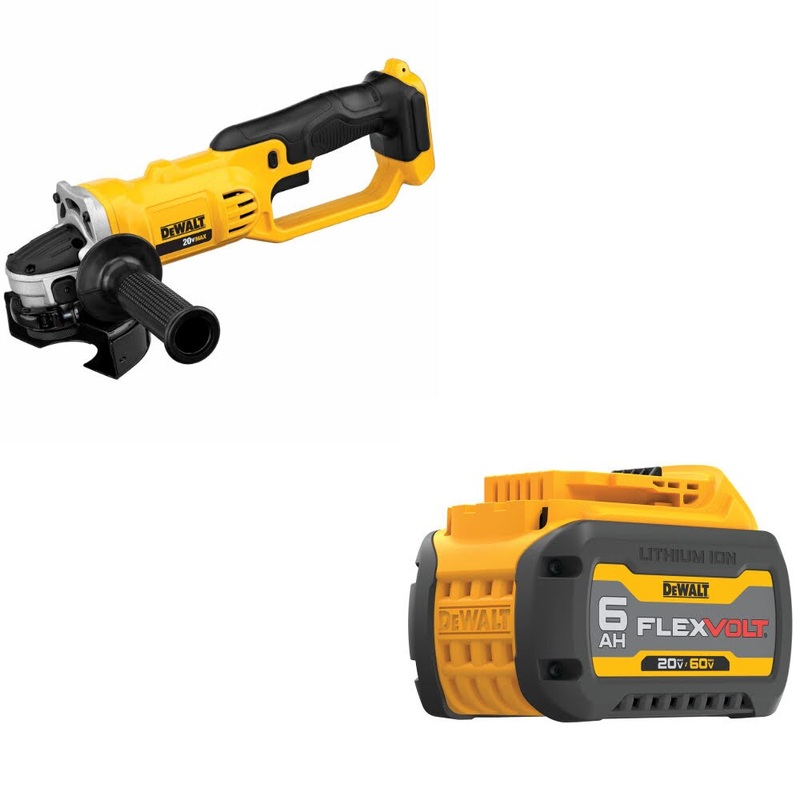 DeWalt DCG412B 20V MAX Cut-Off Tool W/ DCB606 20/60V MAX FlexVolt 6.0Ah Battery