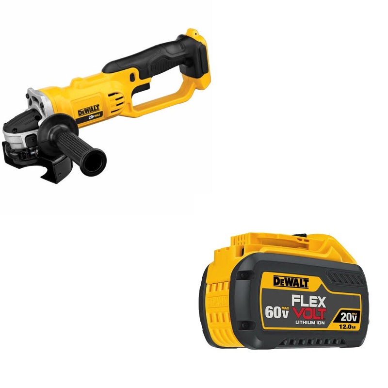 DeWalt DCG412B 20V MAX Cut-Off Tool W/ DCB612 20V/60V MAX FLEXVOLT 12Ah Battery