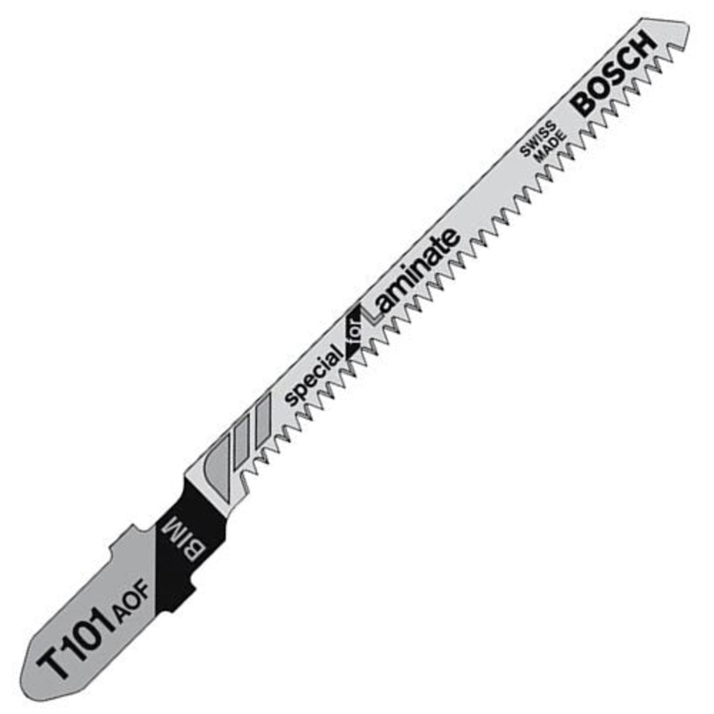Bosch T101AOF 3-1/4 20TPI Special for Laminate T-Shank Jig Saw Blades 5Pk