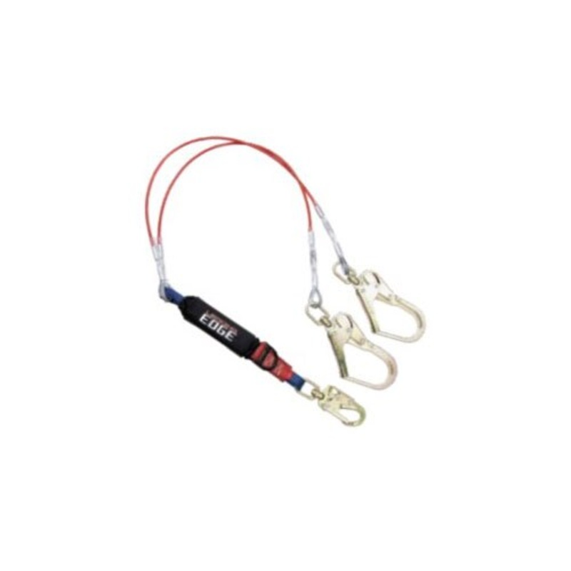 Falltech 8354LEYSS3D 6′ Leading Edge Cable Double-Leg Lanyard