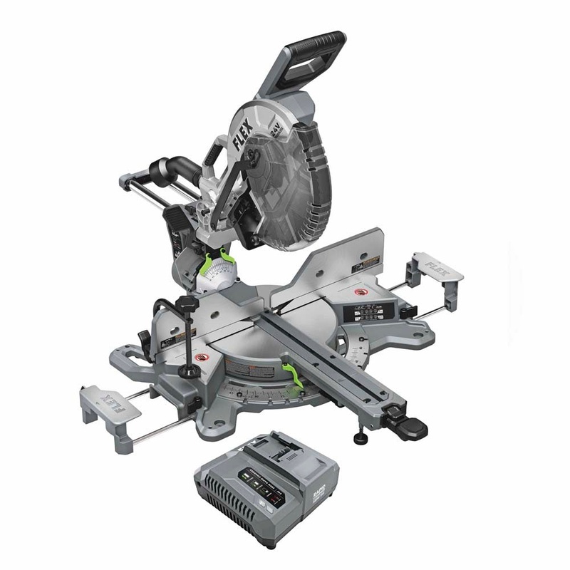 Flex FX7141A-1J 12 Sliding Compound Miter Saw, 10.0Ah Battery and Charger