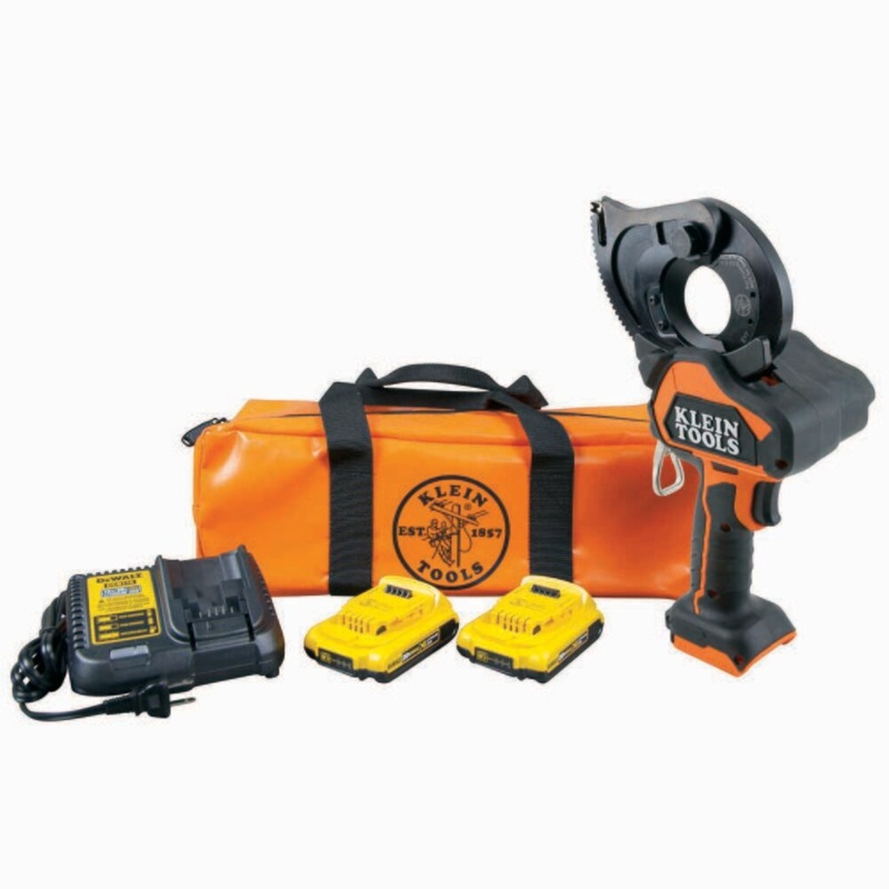 Klein BAT20GD10 Battery-Operated Cu/Al Closed-Jaw Cutter, 2 Ah