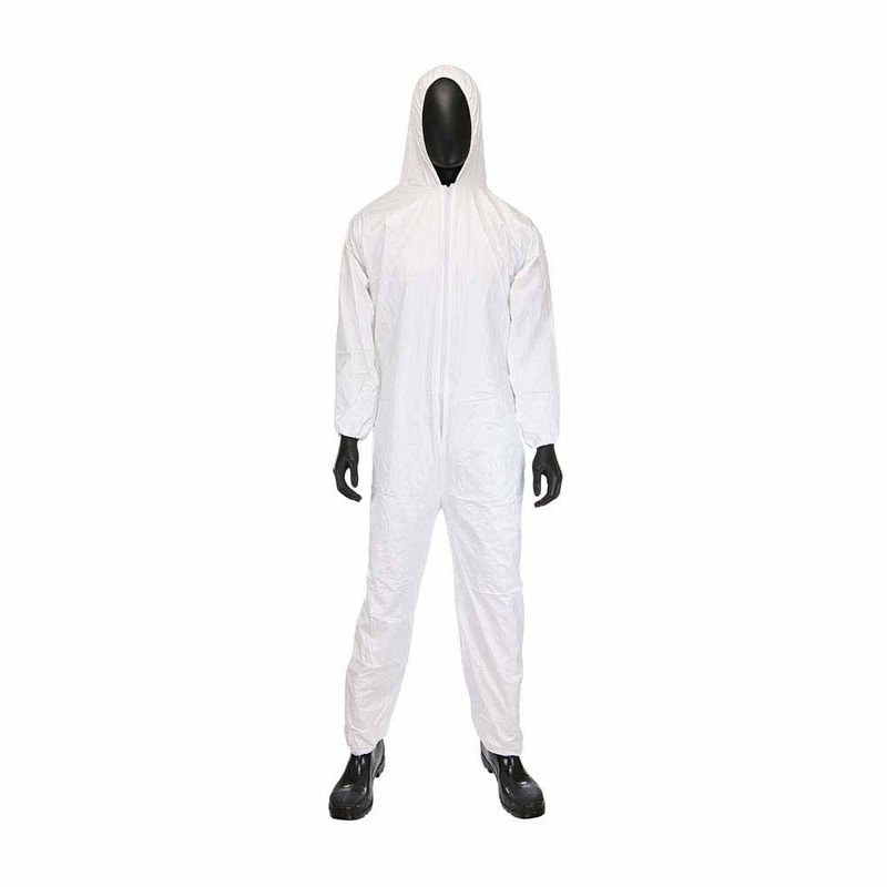 PIP 3656 Microporous Coveralls with Hood, Elastic Wrists & Ankles