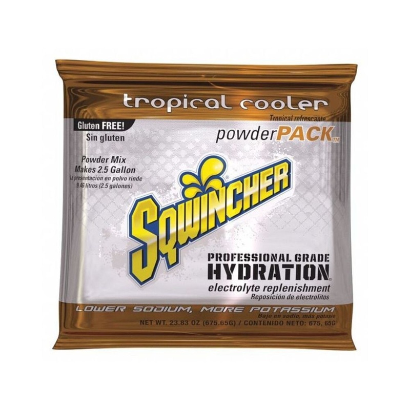 Sqwincher 159016049 Tropical Cooler – 2.5 Gallon Powder Pack