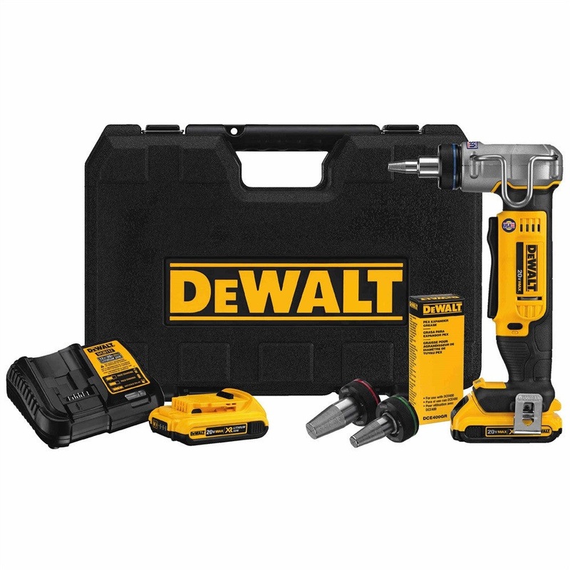 DeWalt DCE400D2 20V MAX 1 Pex Expander Tool Kit
