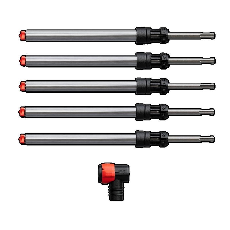 Diablo DMAPLA4450-S6 AMPED Rebar Demon SDS-Plus 4-Cutter Full Carbide Head Dust Extraction Hammer Drill Bit (6 Pack)