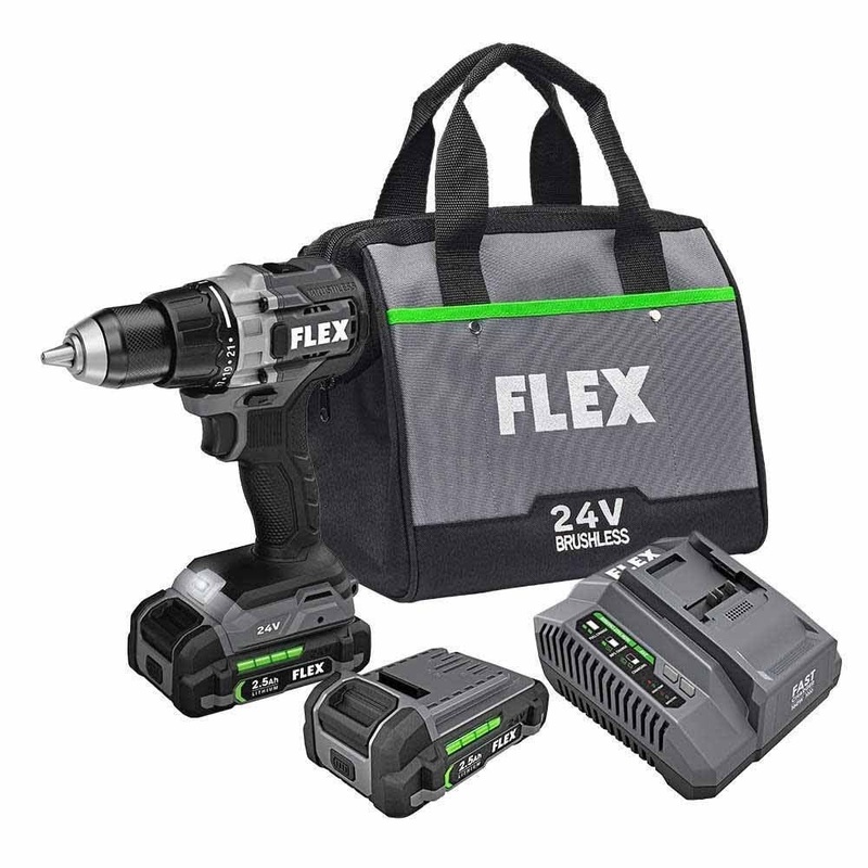 Flex FX1151-2A 24V 1/2 2 Speed Drill Driver Kit